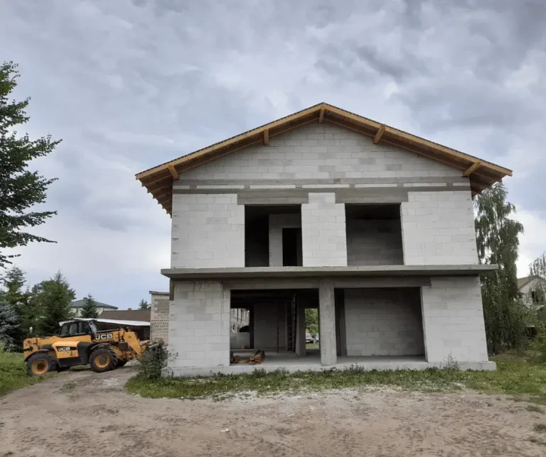Budowa domu do stanu surowego otwartego w okolicach Przasnysza